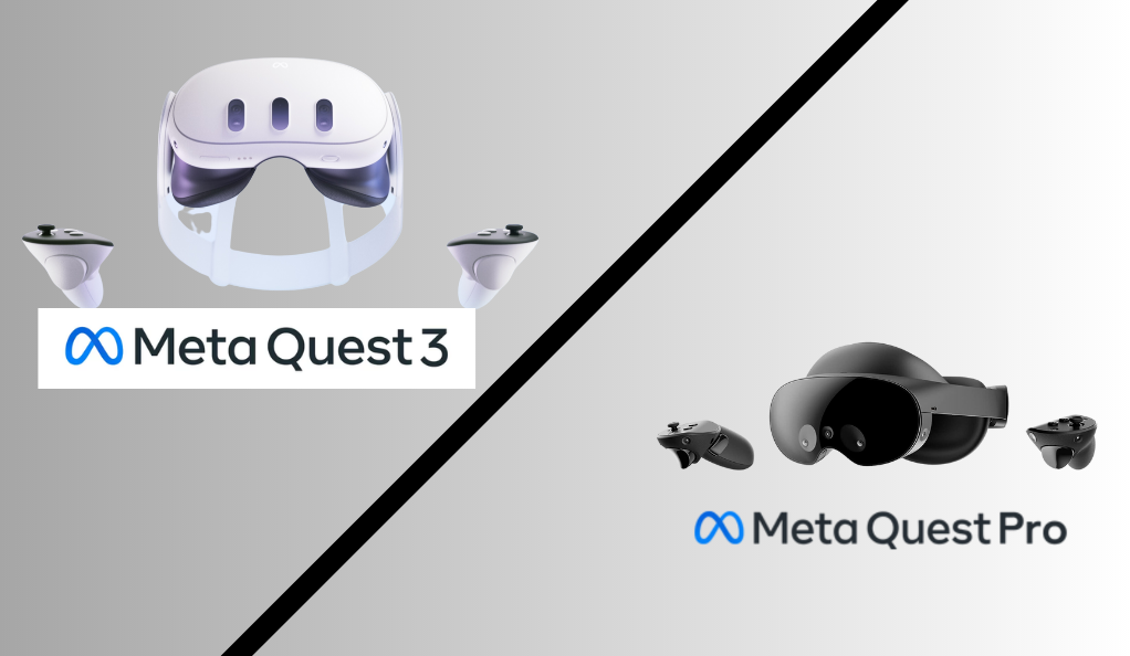 meta quest 3 and meta quest pro